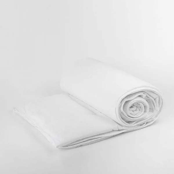 Enchimento de Edredão Branco Microfibra 100 g/m2