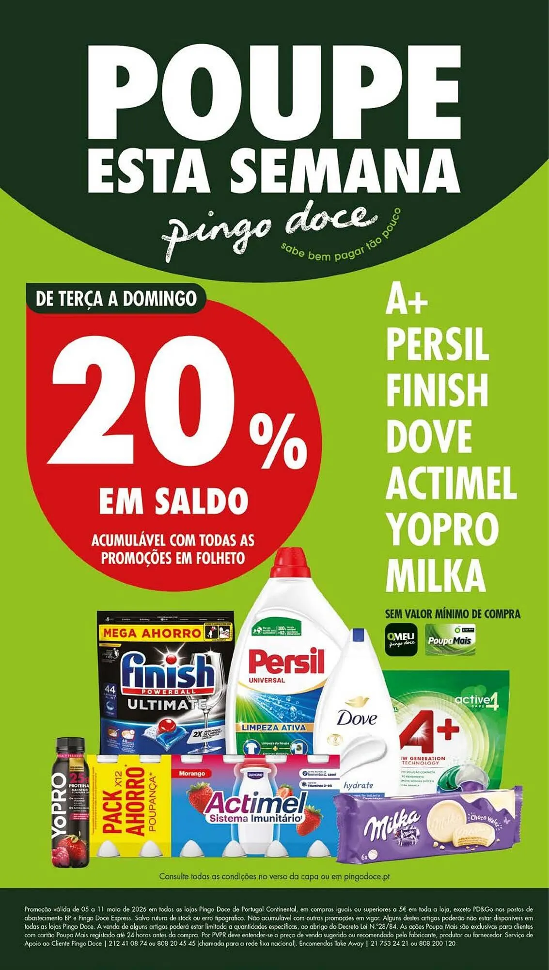 Folheto Folheto Pingo Doce de 5 de maio até 11 de maio 2026 - Pagina 1