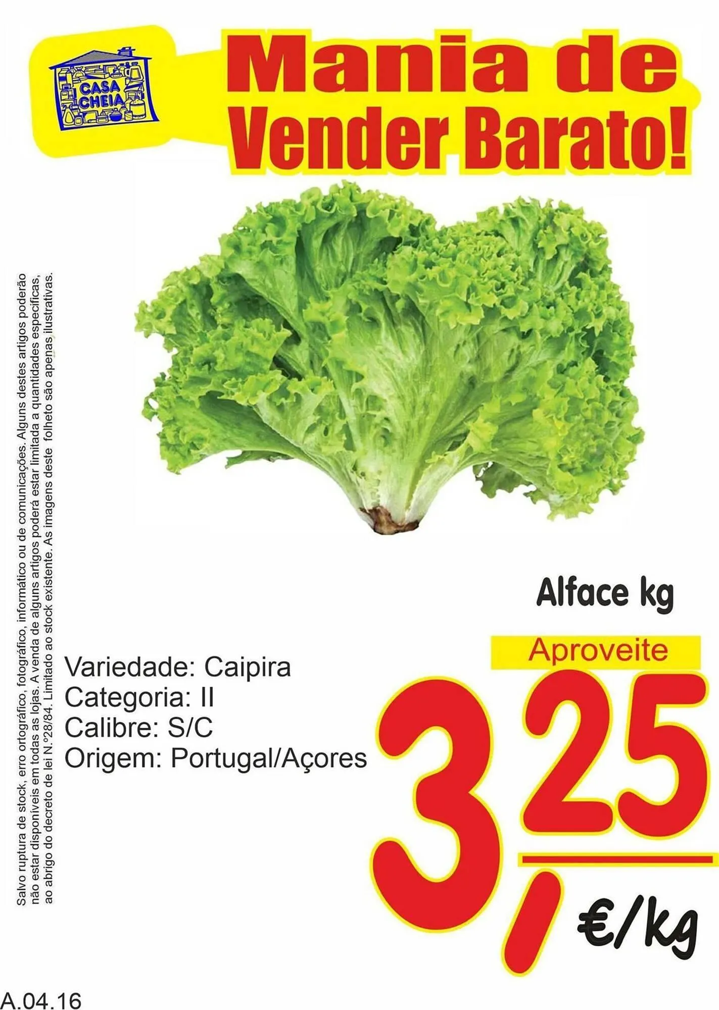 Folheto Folheto Casa Cheia de 11 de abril até 17 de abril 2025 - Pagina 1