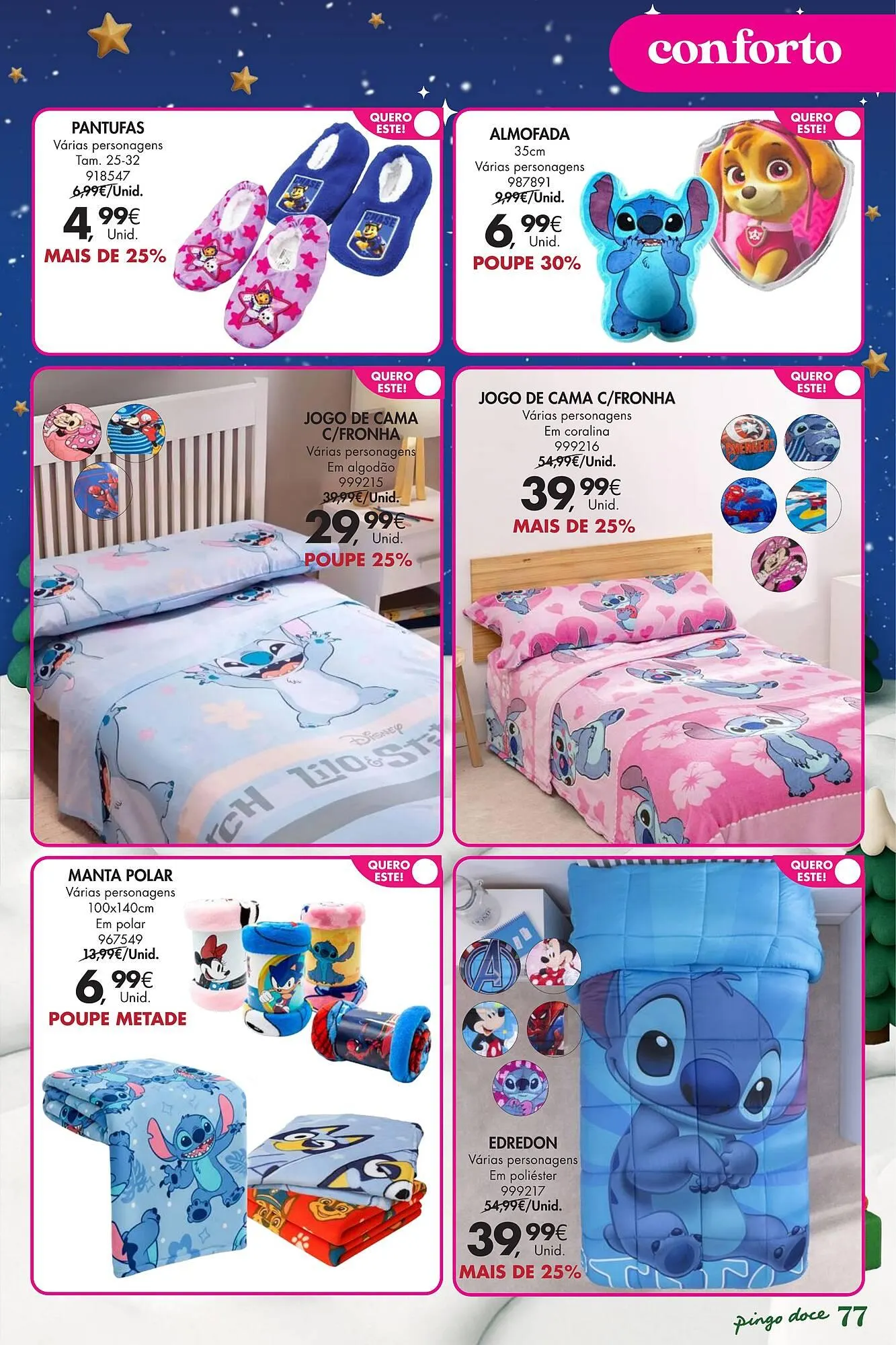 Folheto Folheto Pingo Doce de 18 de novembro até 5 de janeiro 2026 - Pagina 77