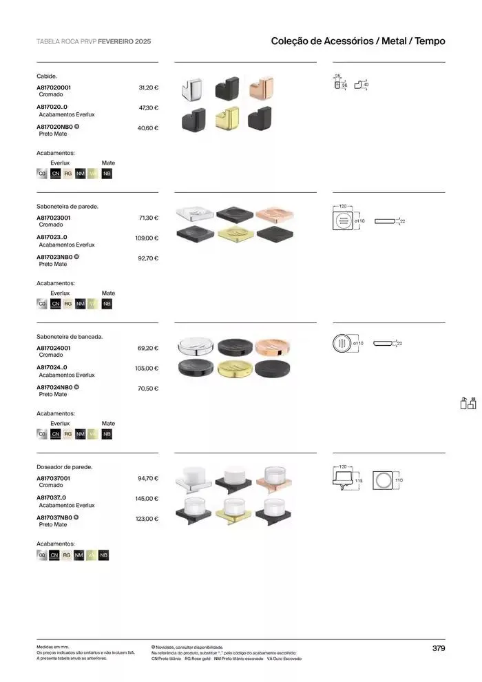 Folheto Soluções de Banho  de 6 de janeiro até 31 de dezembro 2025 - Pagina 381