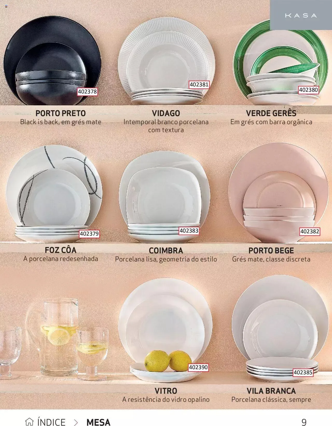 Folheto Continente Kasa Catálogo Kasa: Partilhar Momentos de 29 de agosto até 30 de setembro 2023 - Pagina 9