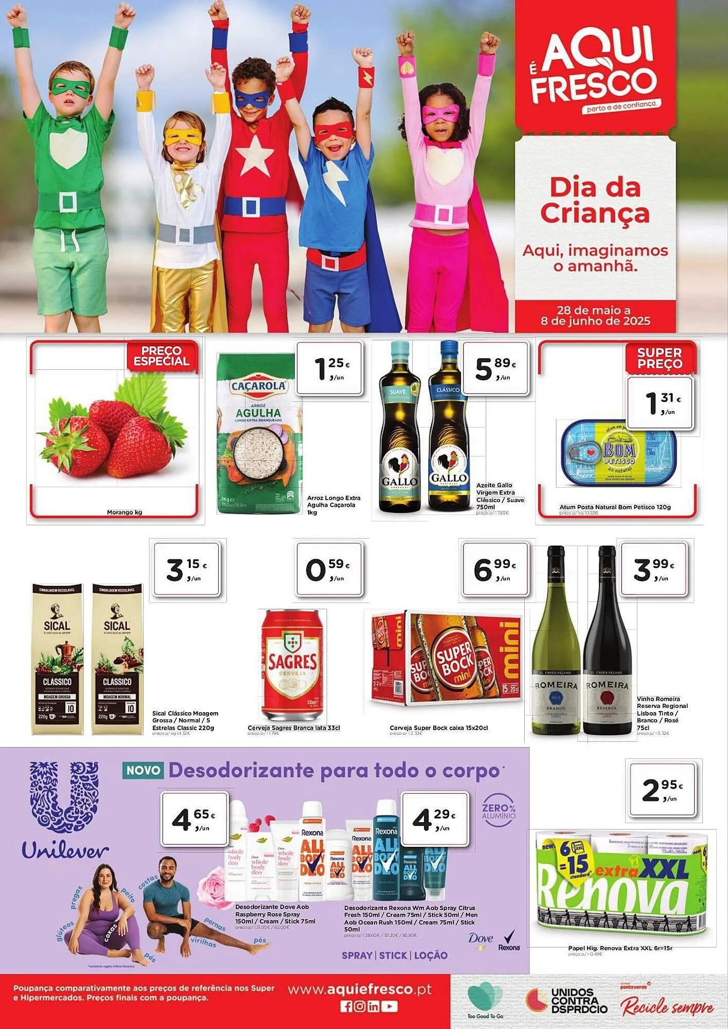 Folheto Aqui é fresco - 1