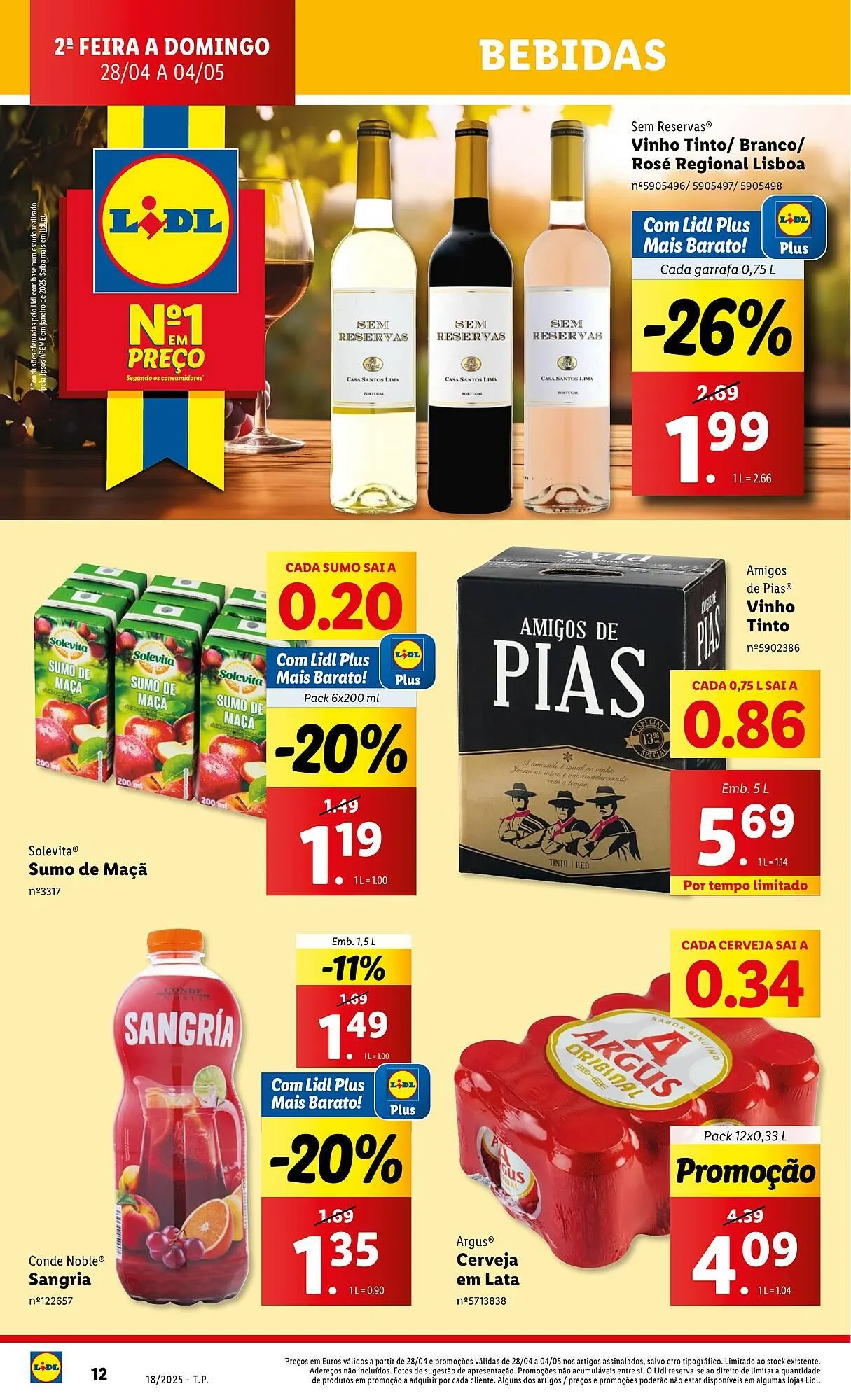 Folheto Folheto Lidl de 28 de abril até 4 de maio 2025 - Pagina 12