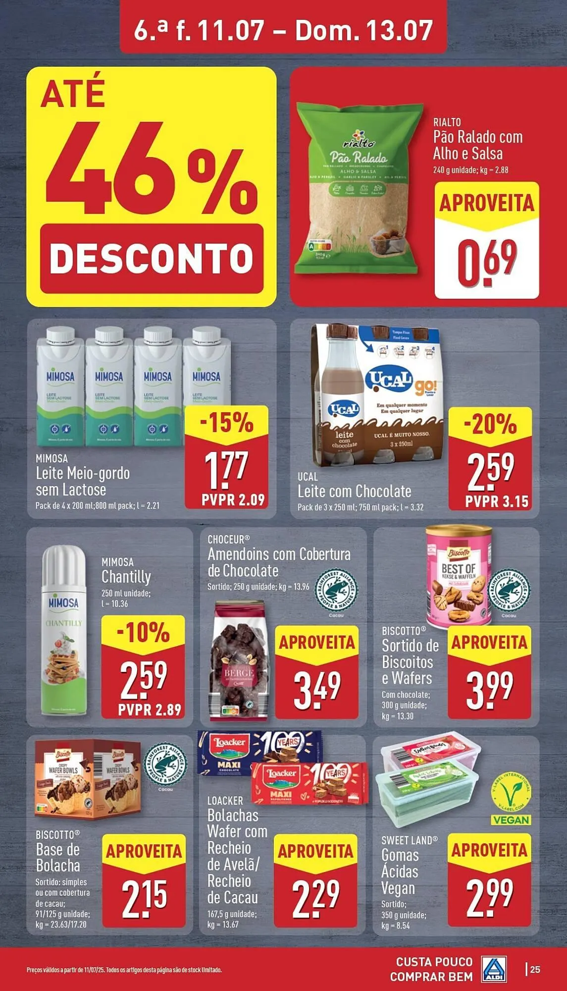 Folheto Folheto ALDI de 7 de julho até 13 de julho 2025 - Pagina 25
