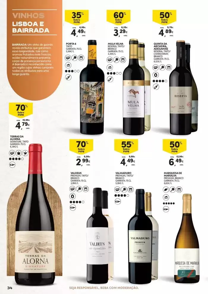 Folheto Queijos, Enchidos e Vinhos de 21 de janeiro até 9 de fevereiro 2025 - Pagina 34