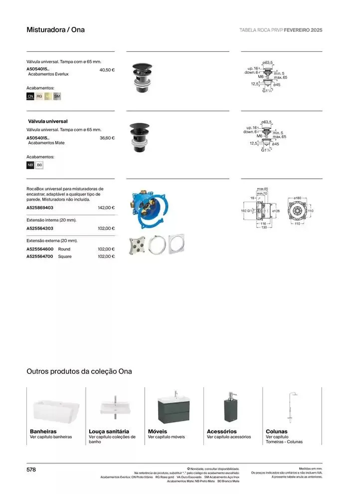Folheto Soluções de Banho de 6 de janeiro até 31 de dezembro 2025 - Pagina 580