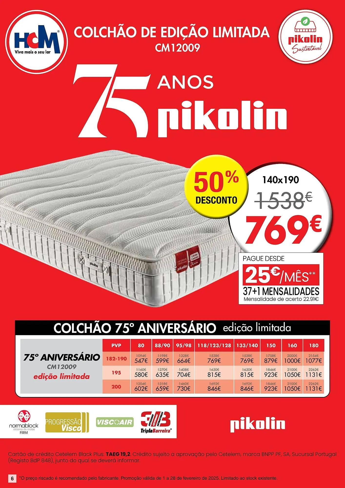 Folheto Folheto Hiper Centro do Móvel de 1 de fevereiro até 31 de março 2025 - Pagina 6