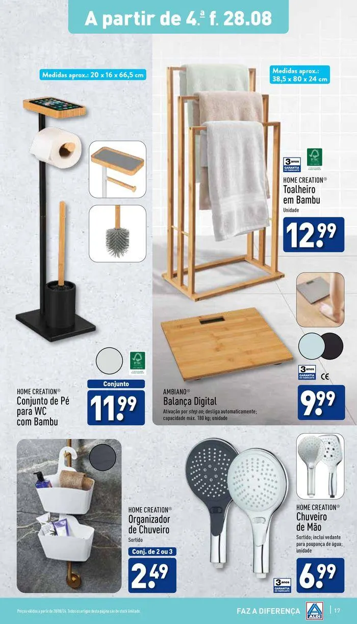 Folheto Frescos a preços imbatíveis  de 28 de agosto até 9 de setembro 2024 - Pagina 17