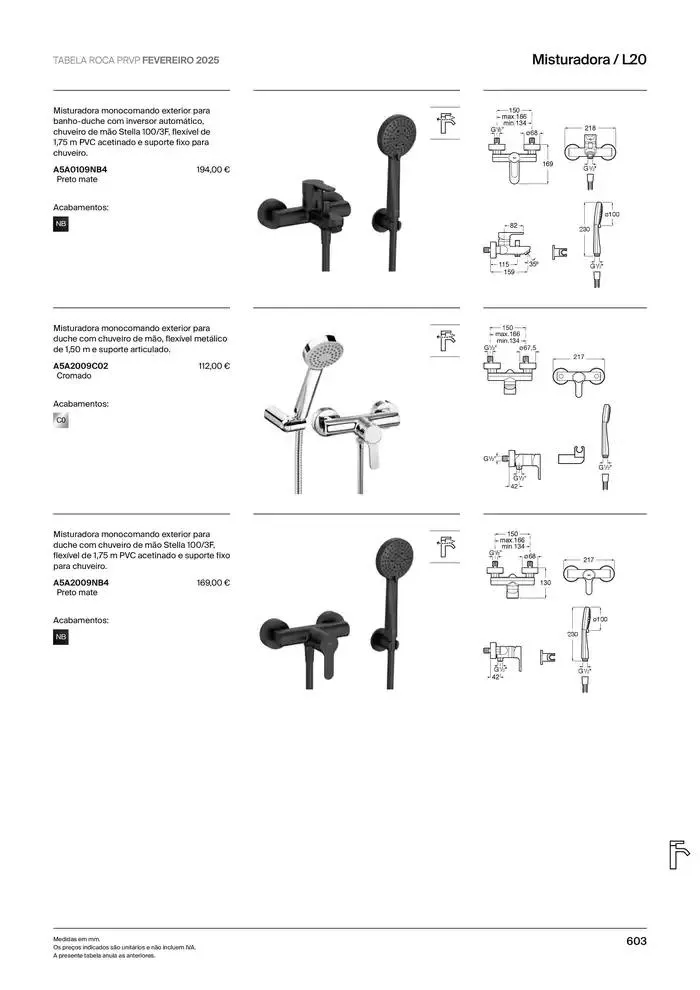 Folheto Soluções de Banho  de 6 de janeiro até 31 de dezembro 2025 - Pagina 605