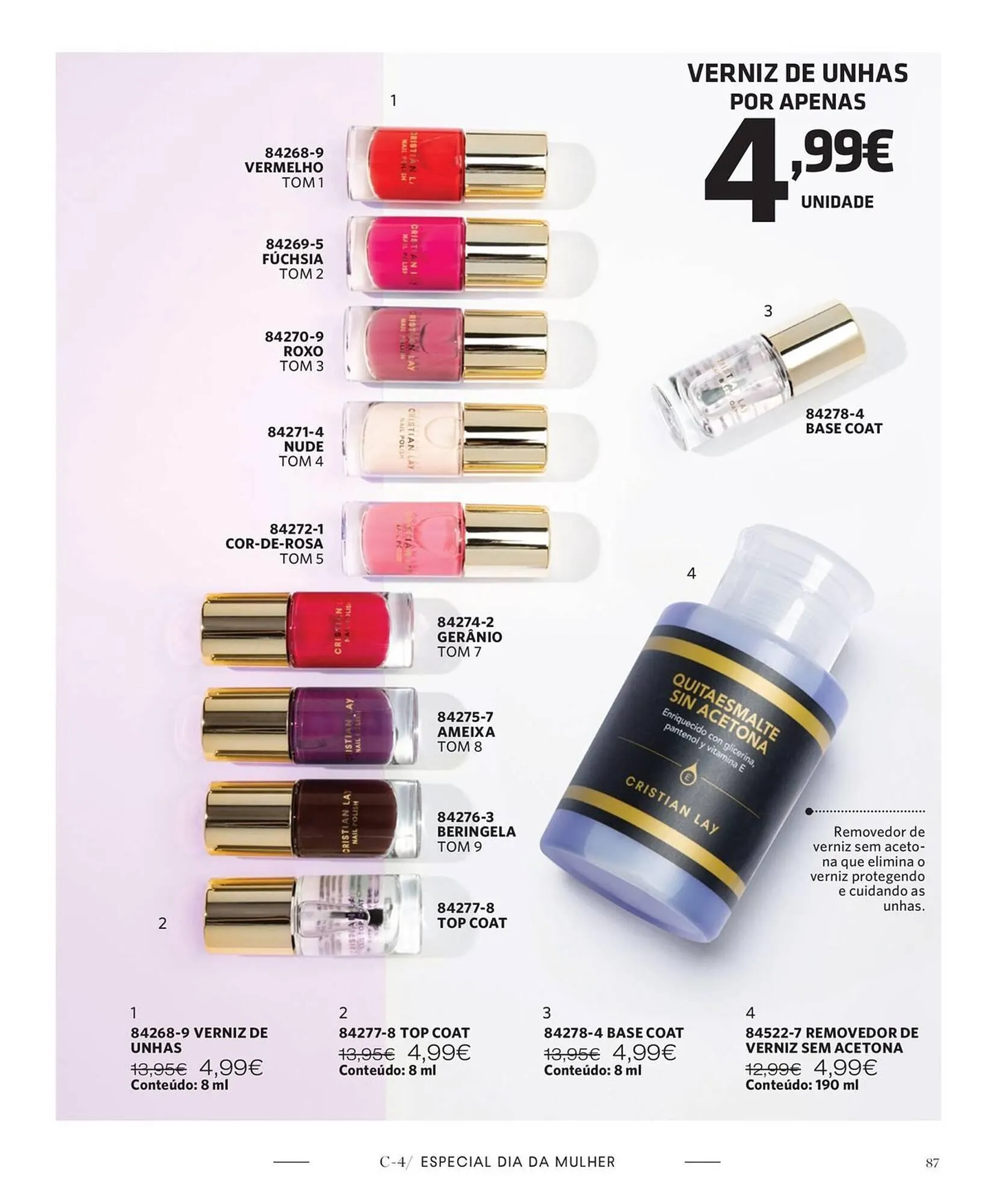 Folheto Folheto Cristian Lay de 3 de março até 23 de março 2025 - Pagina 87