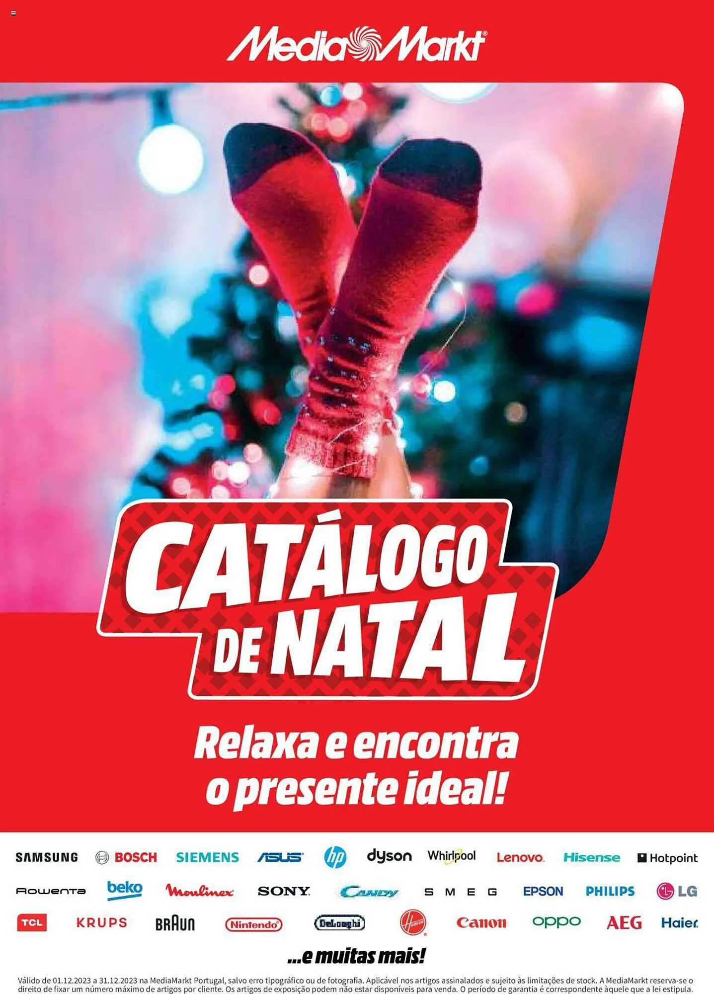 Folheto Folheto MediaMarkt de 1 de dezembro até 31 de dezembro 2023 - Pagina 1