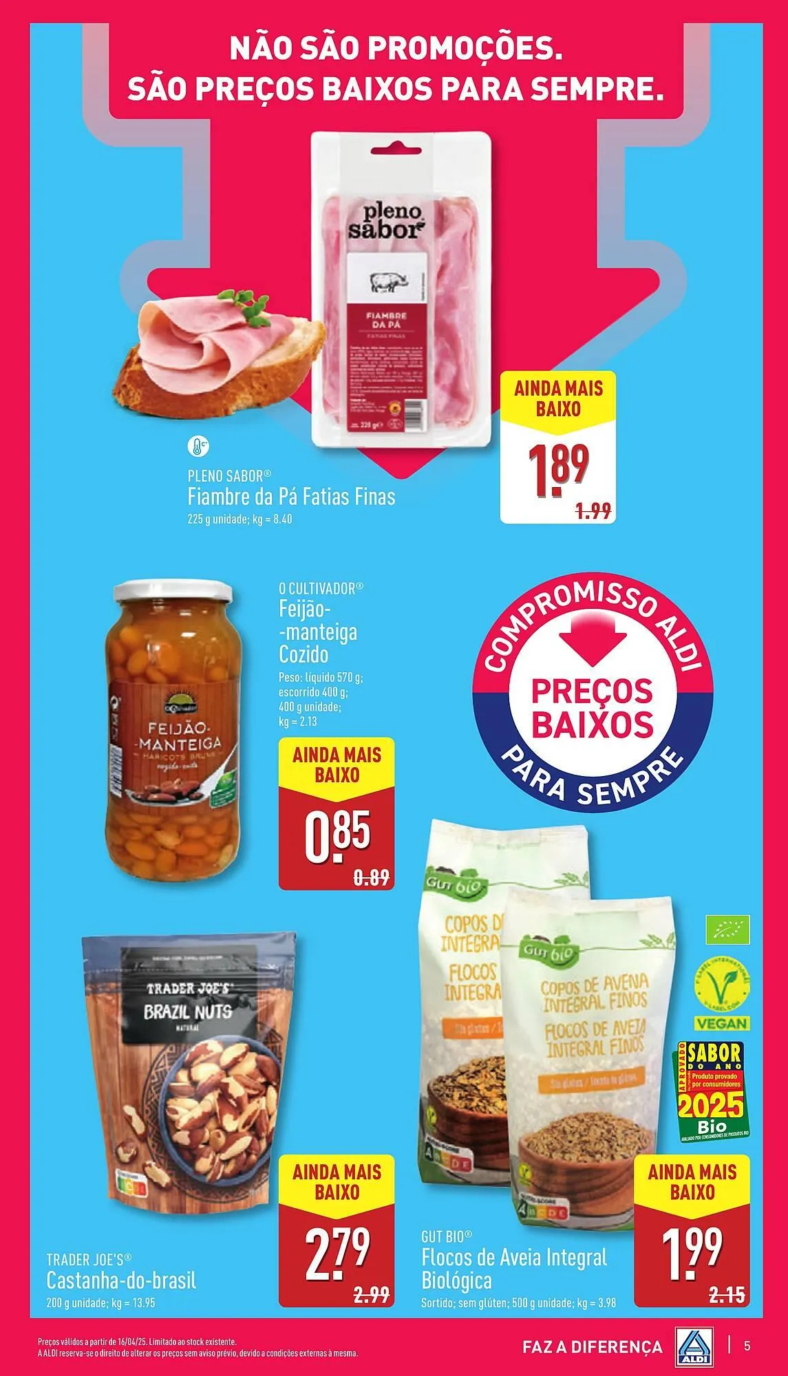 Folheto Folheto ALDI de 16 de abril até 22 de abril 2025 - Pagina 5