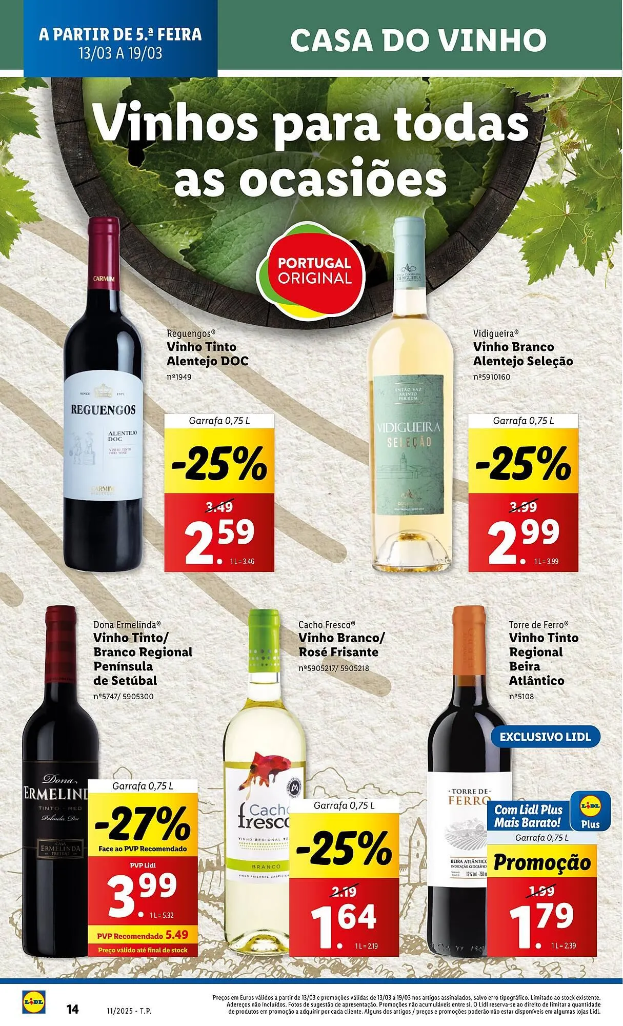 Folheto Folheto Lidl de 13 de março até 19 de março 2025 - Pagina 14