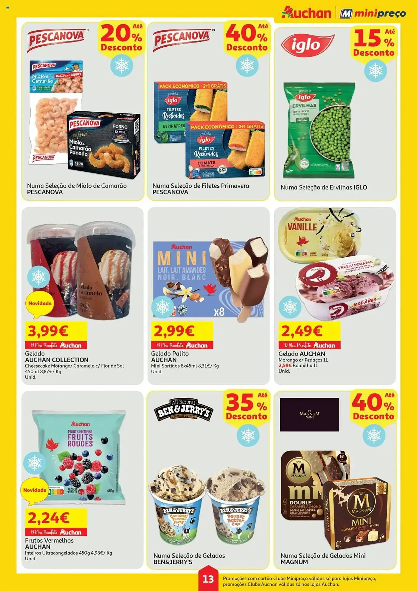 Folheto Folheto Auchan de 10 de julho até 17 de julho 2025 - Pagina 13