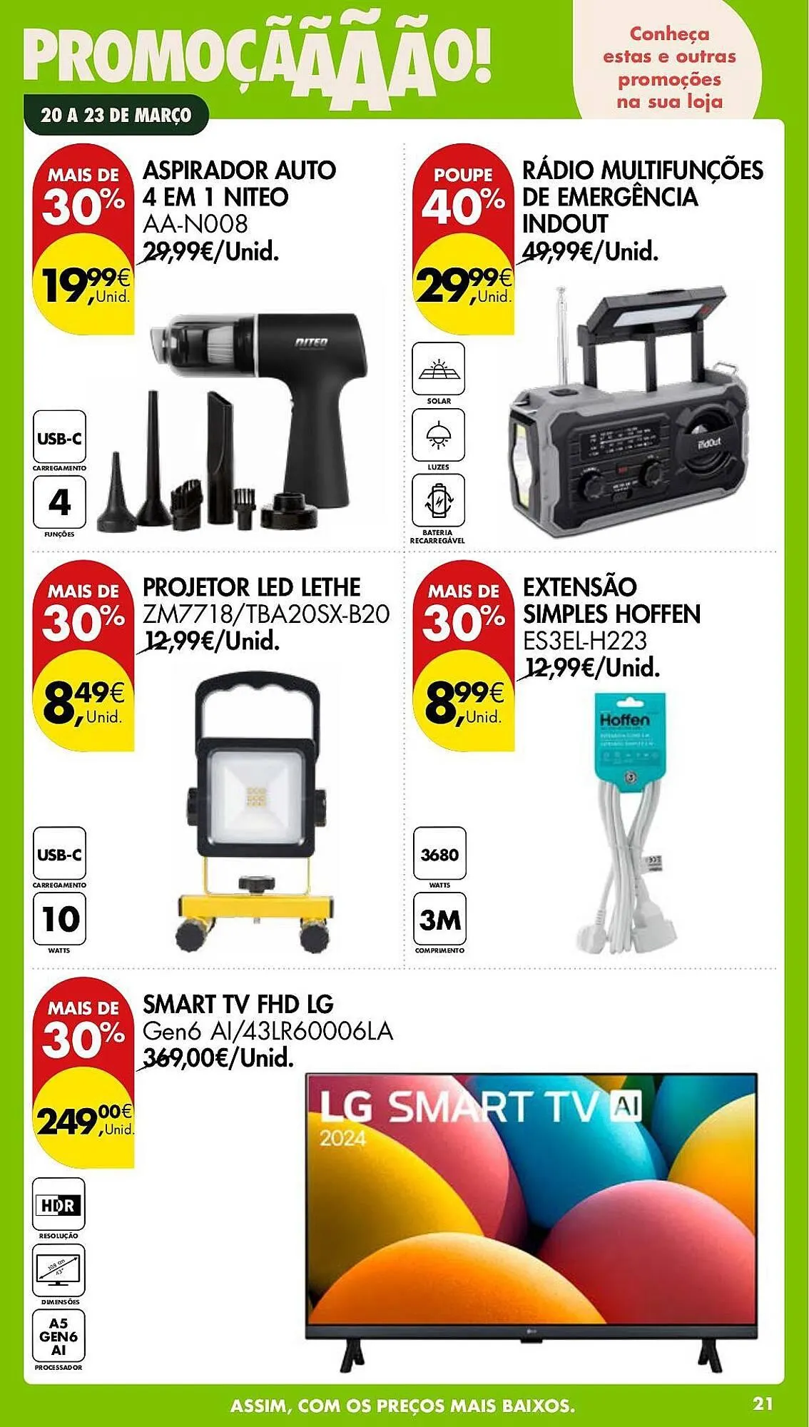 Folheto Folheto Pingo Doce de 20 de março até 23 de março 2026 - Pagina 21