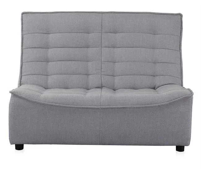 Poltrona Modulo estofada cor cizento