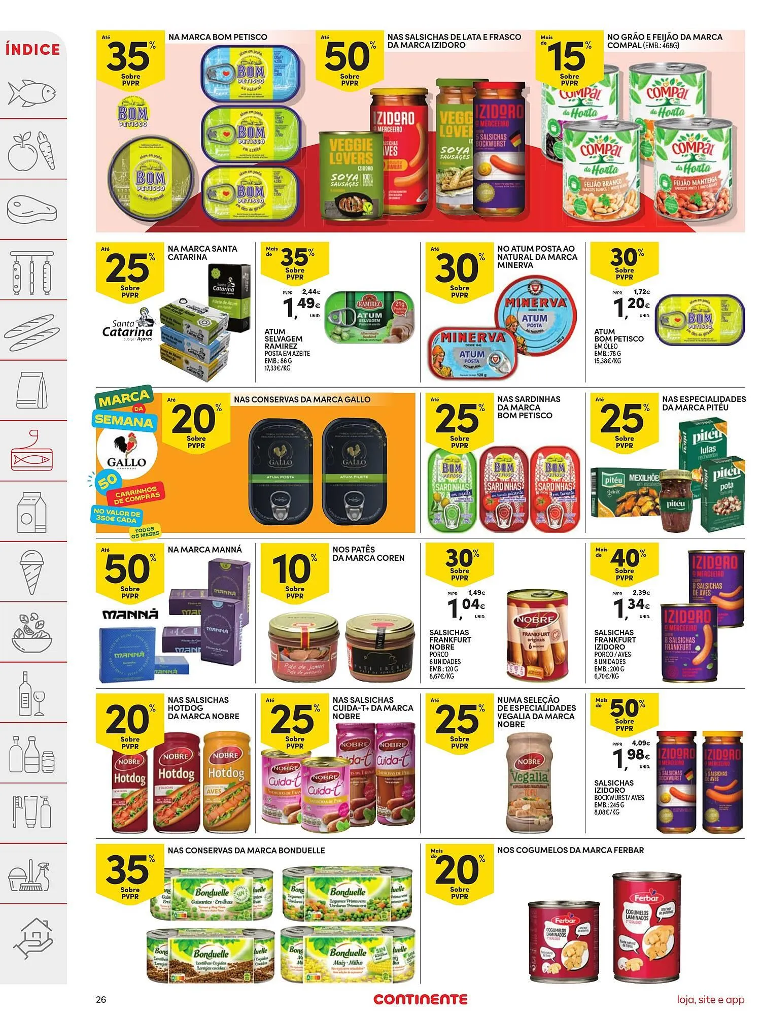 Folheto Folheto Continente de 31 de março até 6 de abril 2026 - Pagina 26