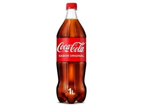 refrigerante c/gás coca-cola original 1l
