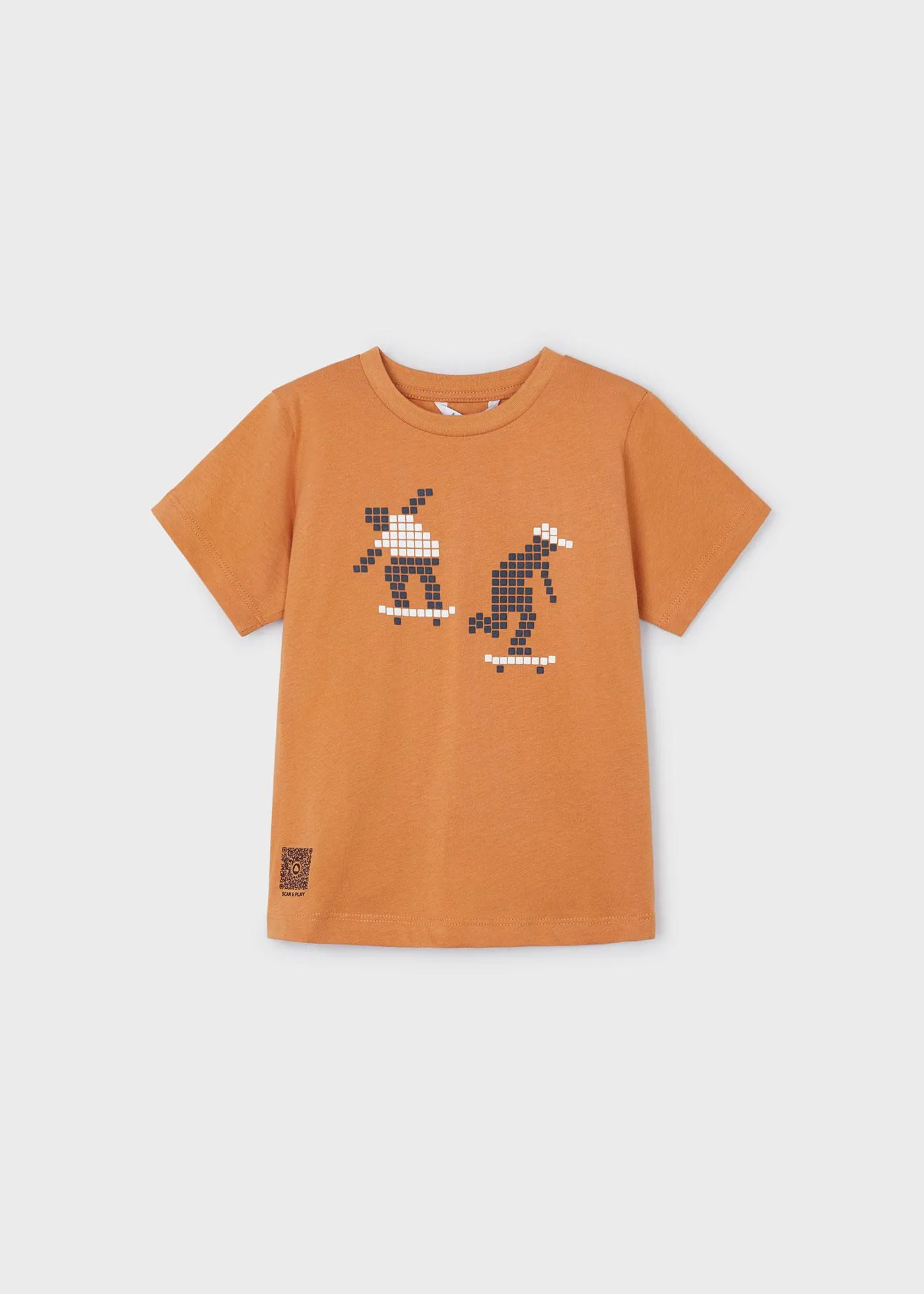 T-shirt interativa QR Better Cotton menino