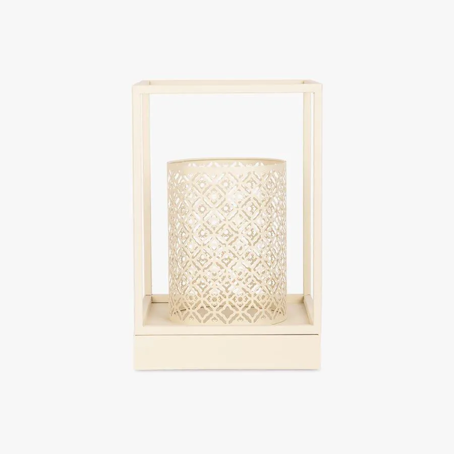 Lanterna branca 22,5x34 cm SWAN