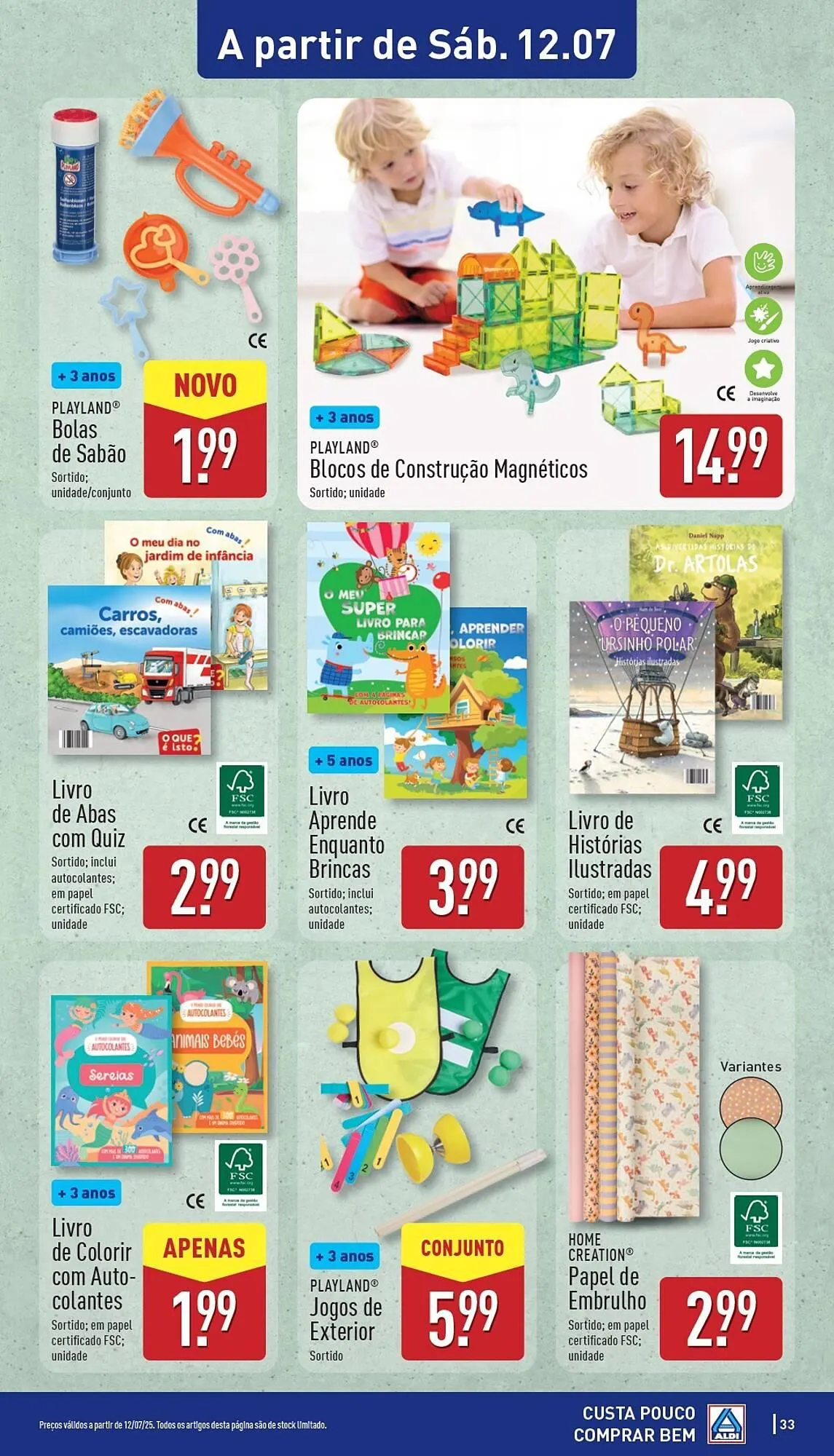 Folheto Folheto ALDI de 7 de julho até 13 de julho 2025 - Pagina 33