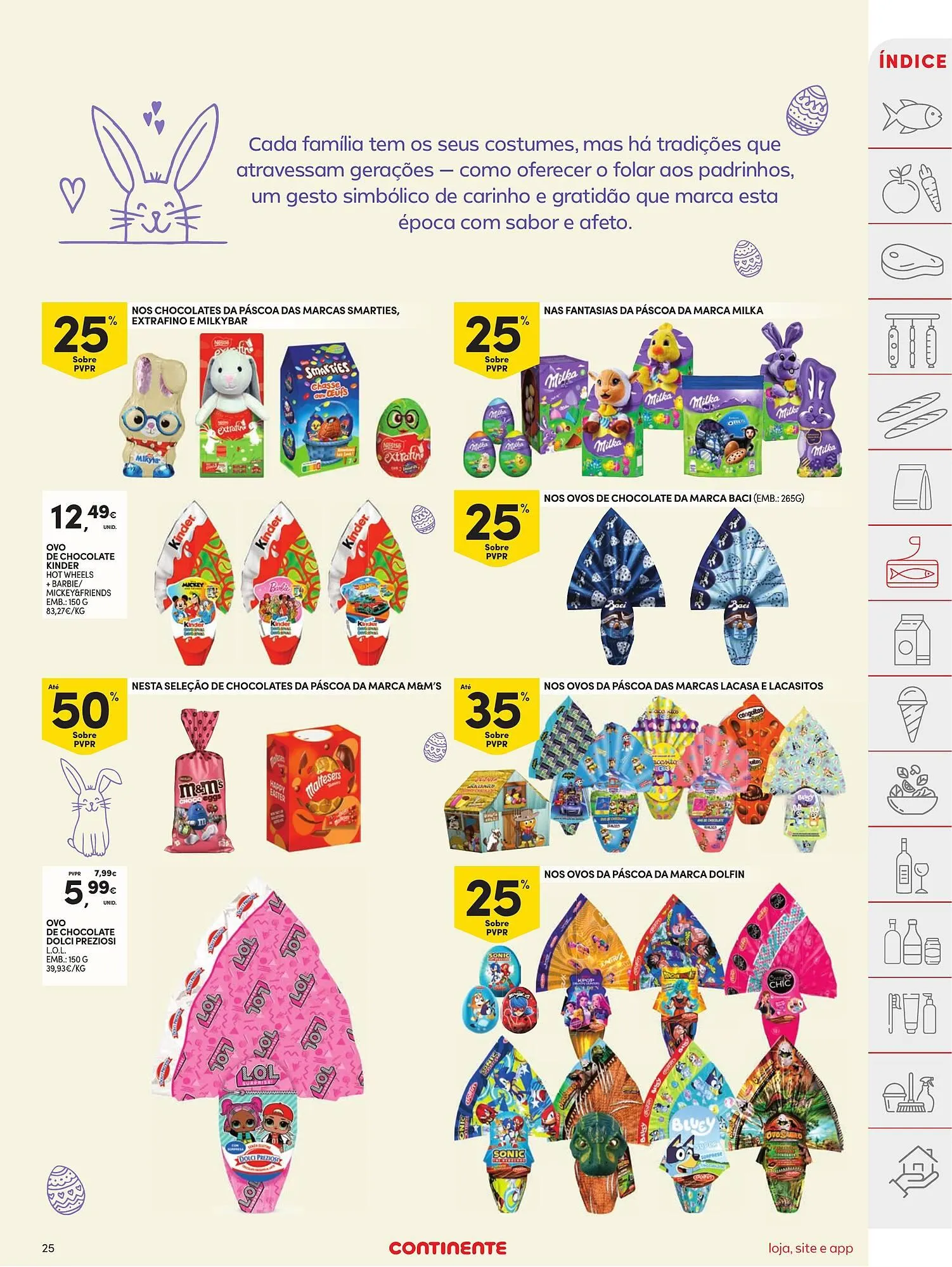 Folheto Folheto Continente de 17 de março até 23 de março 2026 - Pagina 25