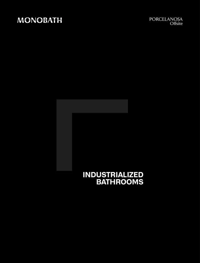 Folheto PORCELANOSA Offsite | MONOBATH de 11 de março até 31 de dezembro 2024 - Pagina 1