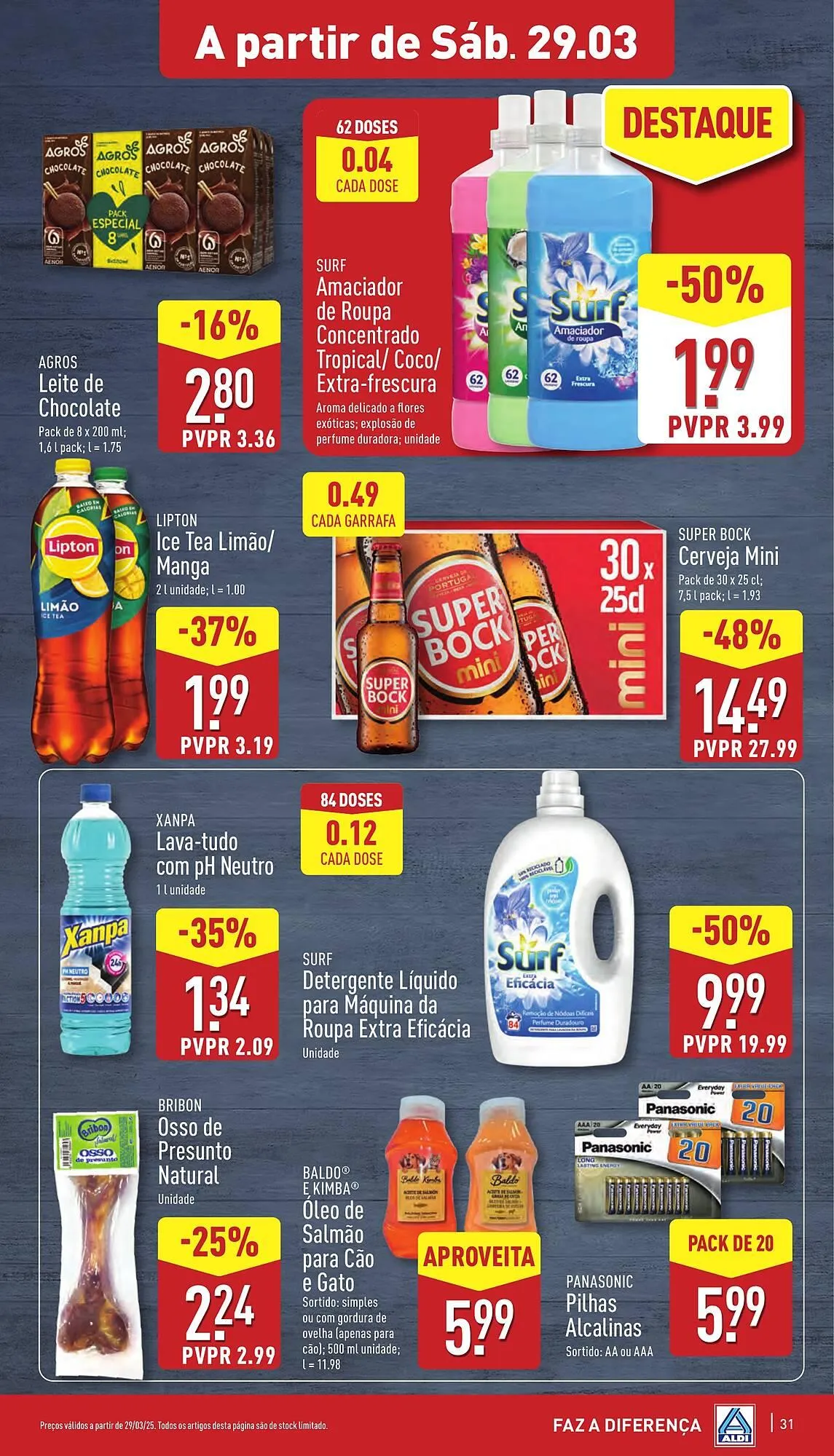 Folheto Folheto ALDI de 26 de março até 1 de abril 2025 - Pagina 31