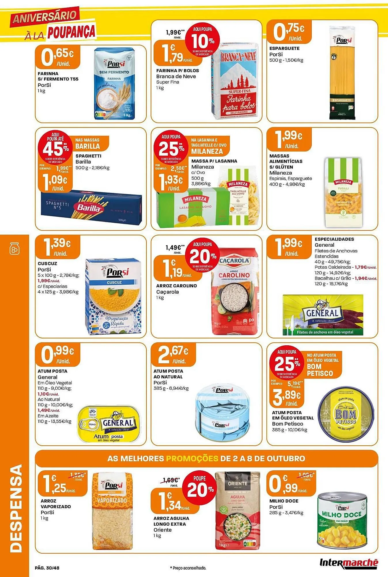 Folheto Folheto Intermarché de 2 de outubro até 8 de outubro 2025 - Pagina 30