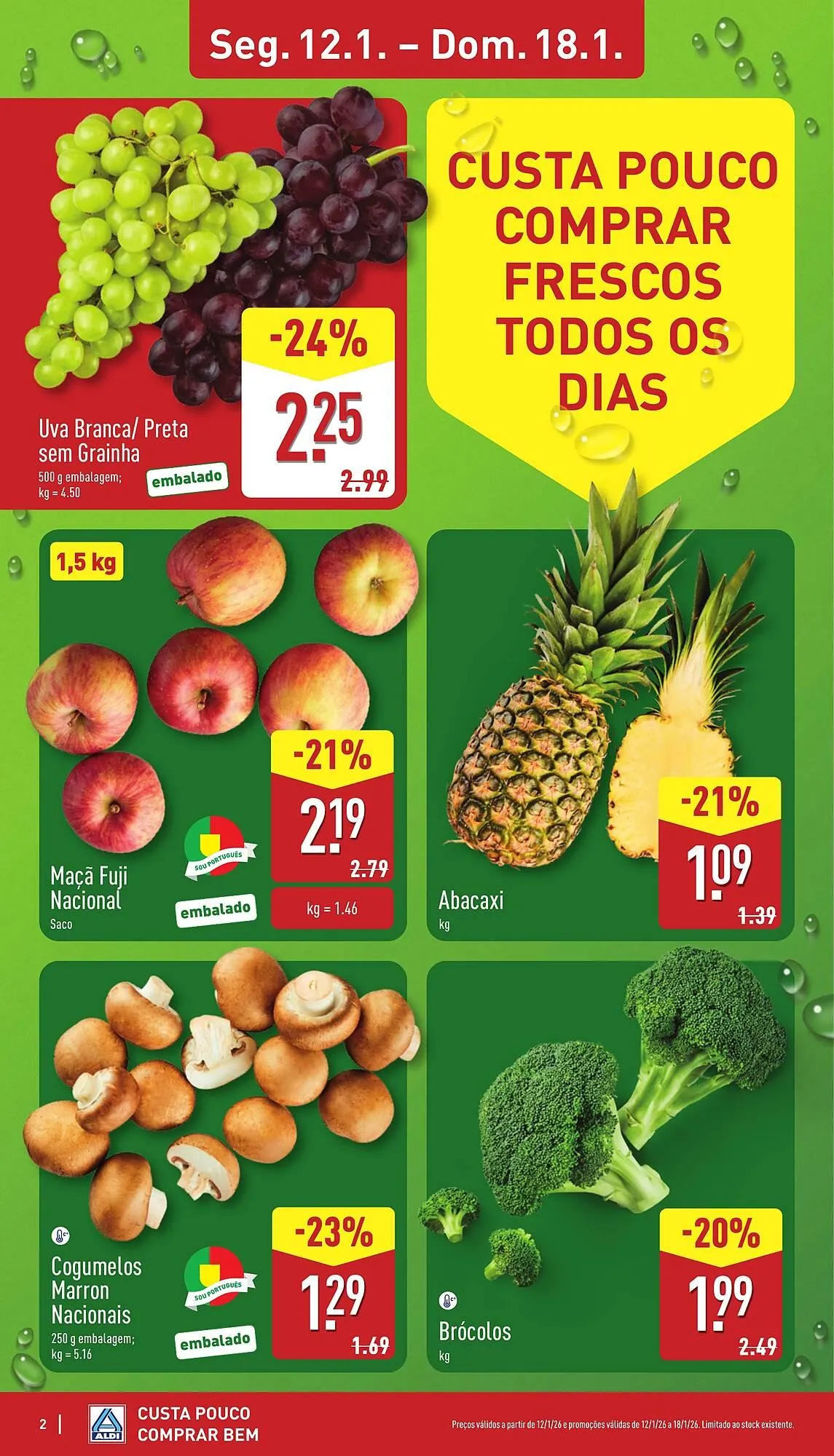 Folheto Folheto ALDI de 12 de janeiro até 18 de janeiro 2026 - Pagina 2