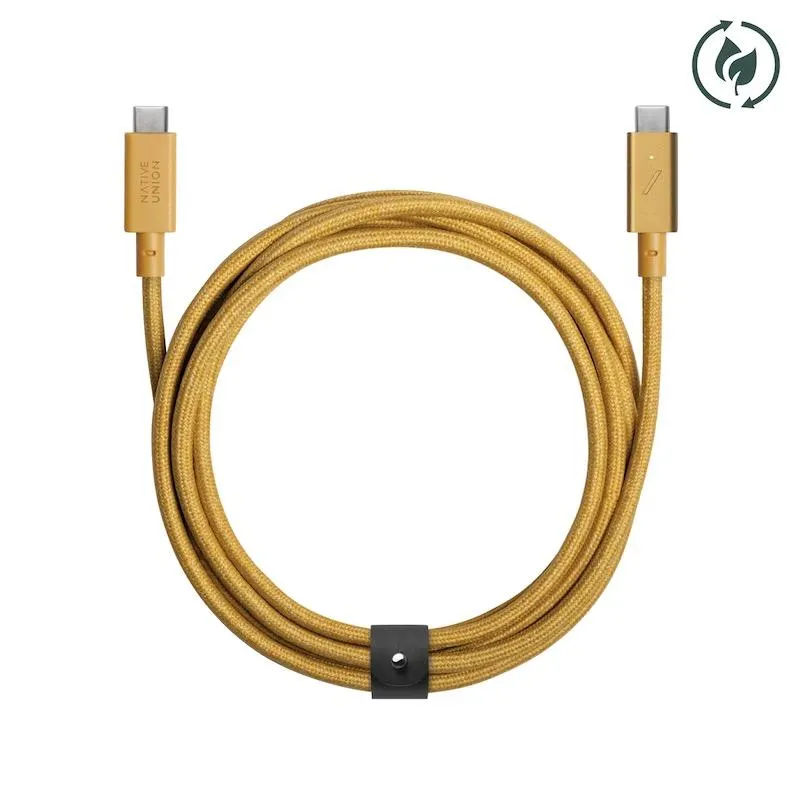 Cabo USB-C para USB-C Native Union 1.2M - Castanho dourado
