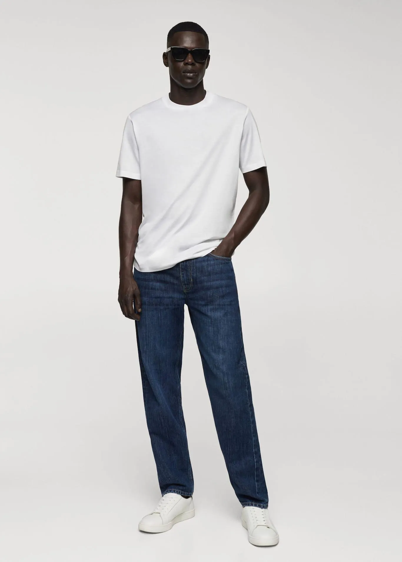 Camiseta slim fit mercerizada