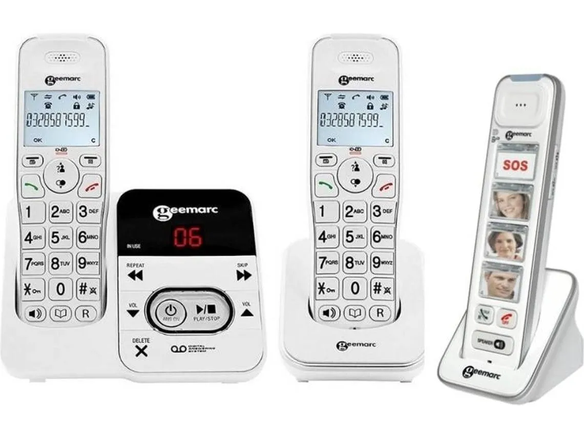 Telefone fixo GEEMARC Amplidect 295-2 Branco