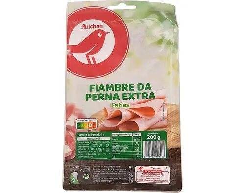 fiambre da perna extra auchan fatias 200 g