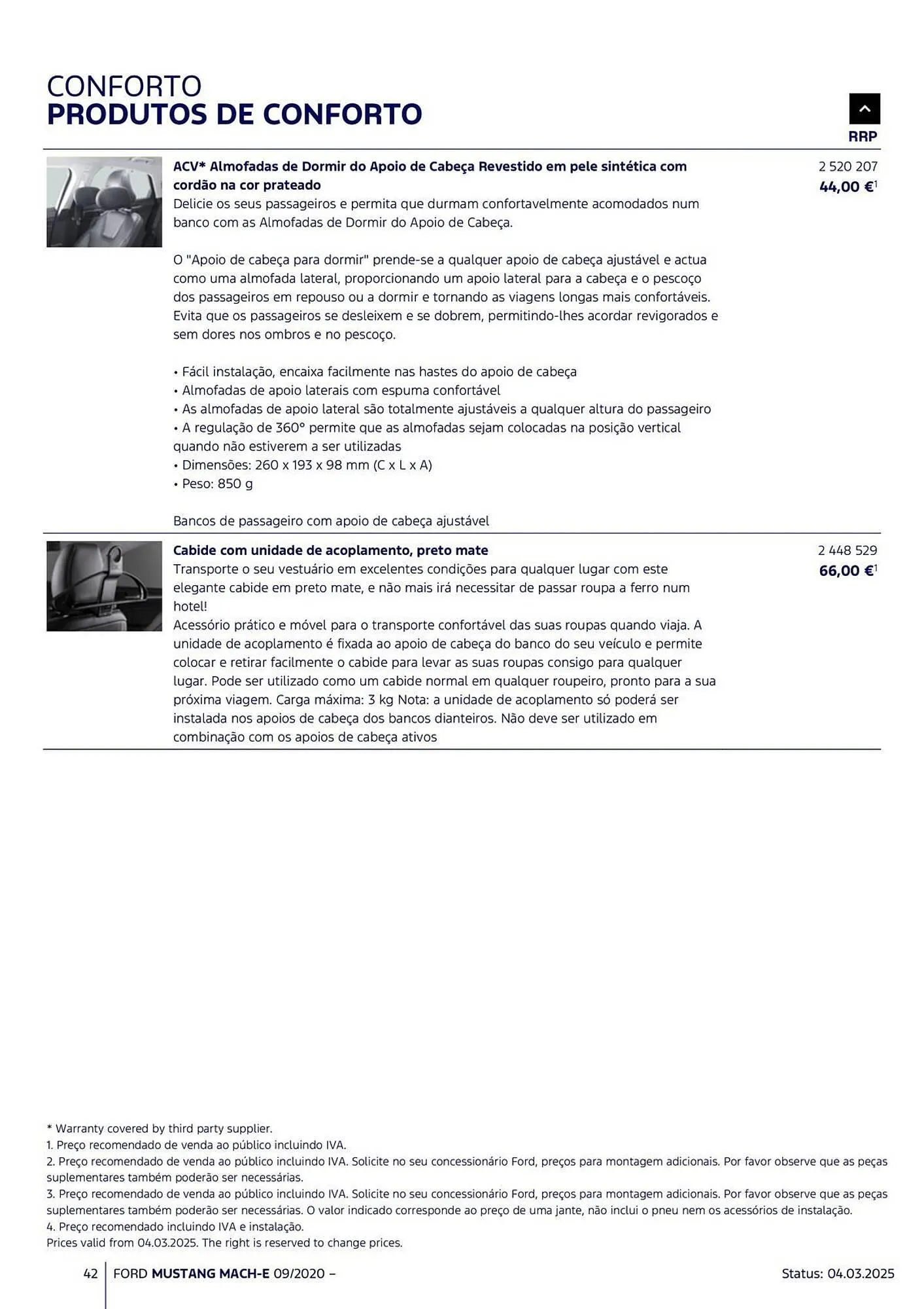 Folheto Folheto Ford de 18 de março até 31 de agosto 2025 - Pagina 42