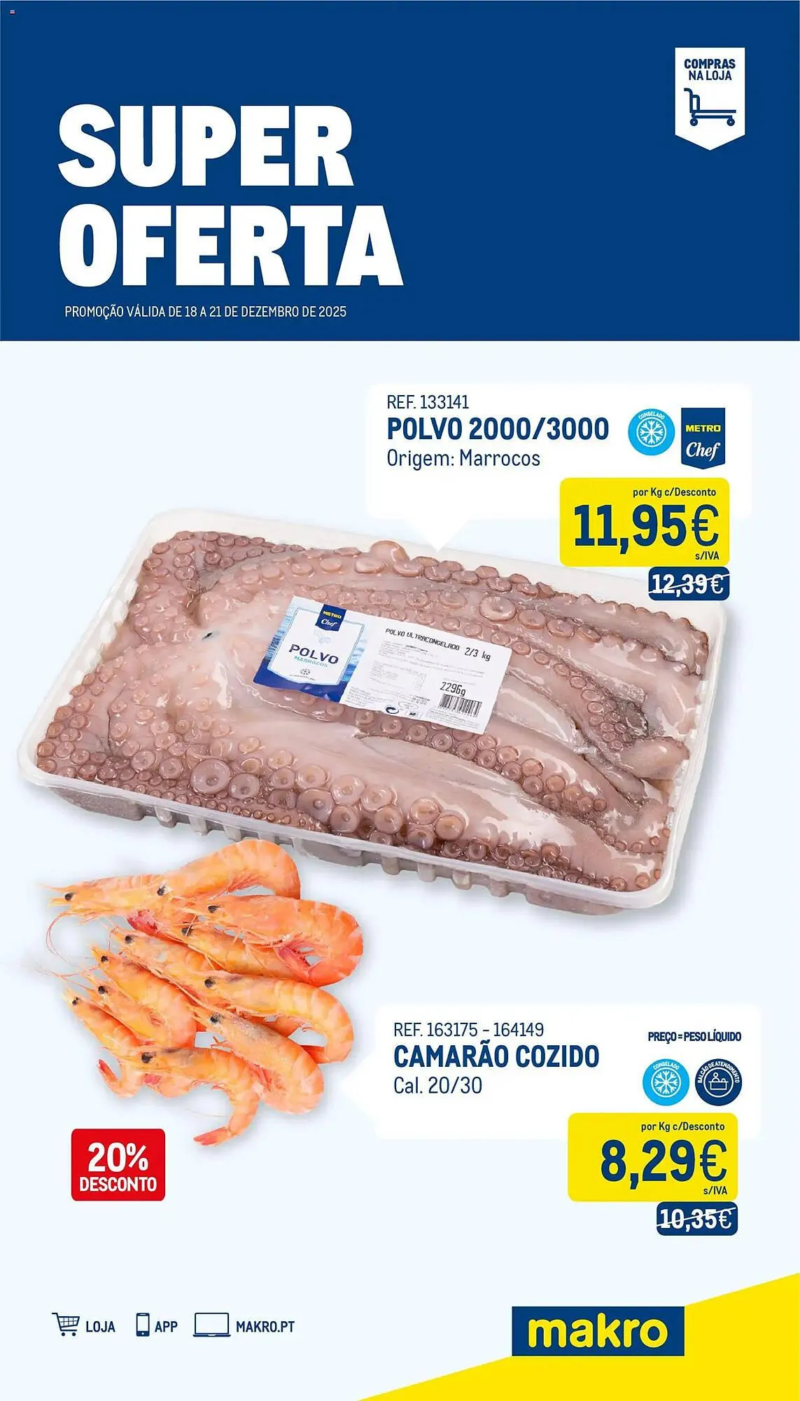 Folheto Catálogo Makro de 18 de dezembro até 22 de dezembro 2025 - Pagina 1
