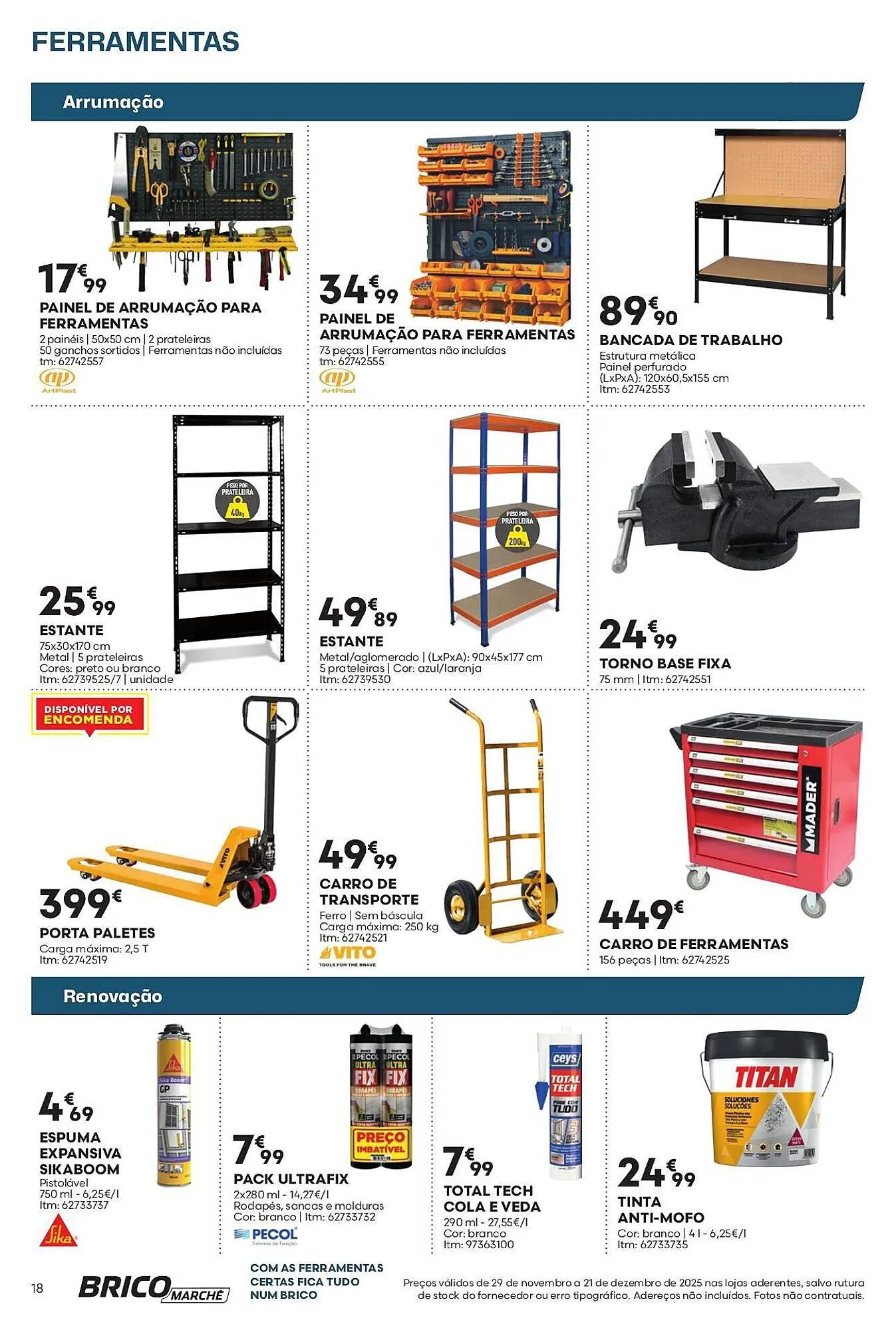Folheto Folheto Bricomarché de 29 de novembro até 21 de dezembro 2025 - Pagina 18