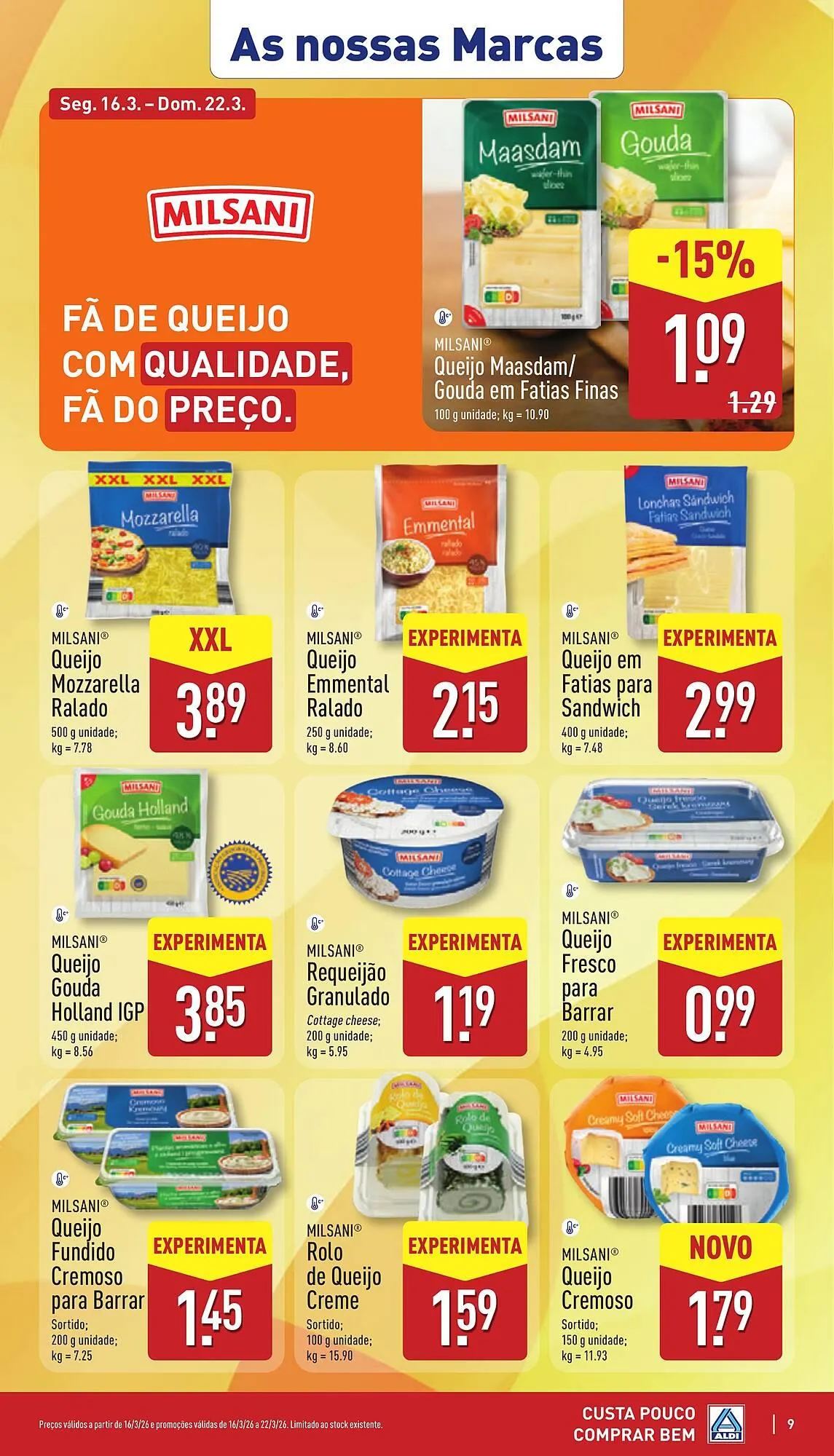 Folheto Folheto ALDI de 16 de março até 22 de março 2026 - Pagina 9