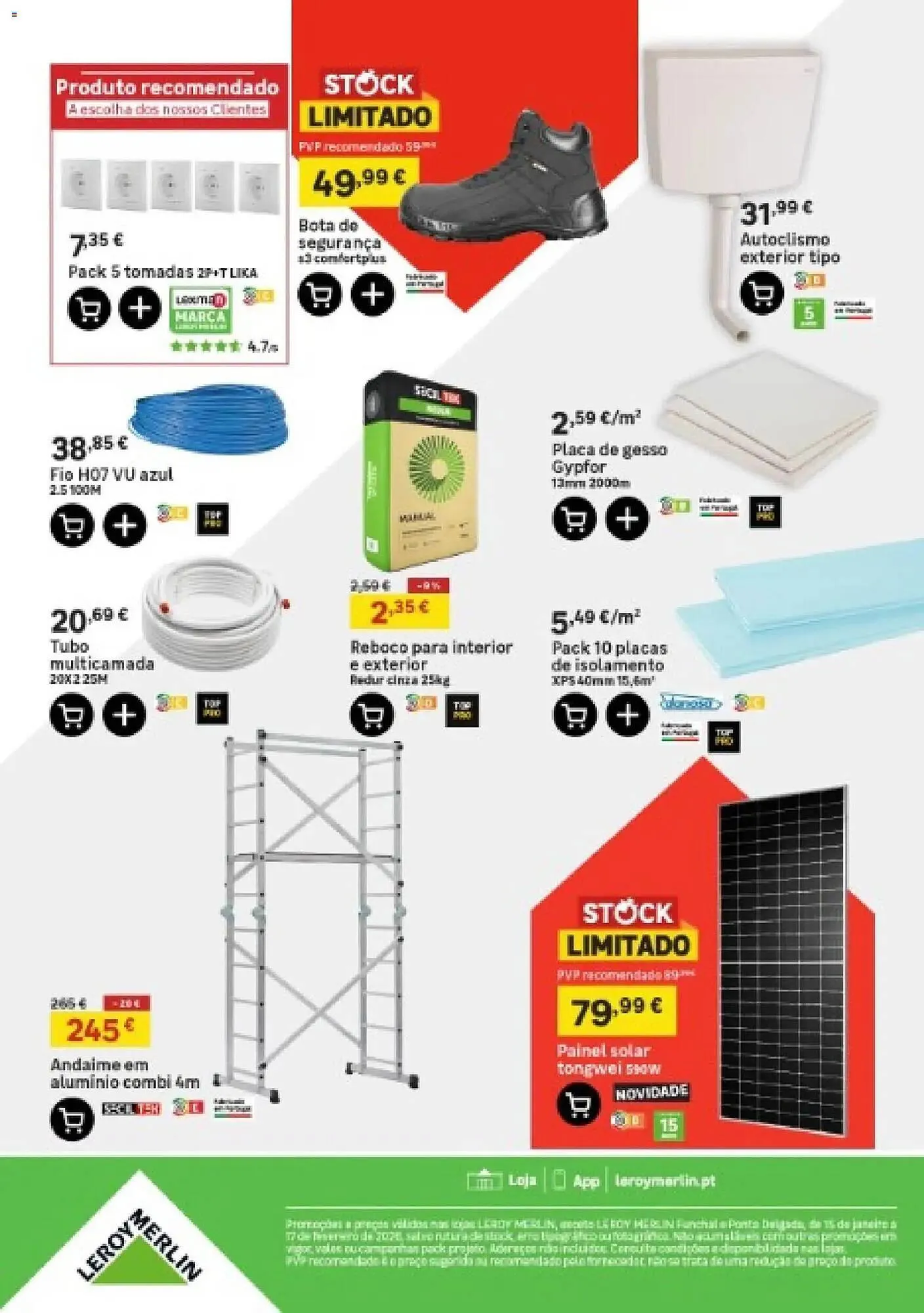 Folheto Folheto Leroy Merlin de 15 de janeiro até 18 de fevereiro 2026 - Pagina 17