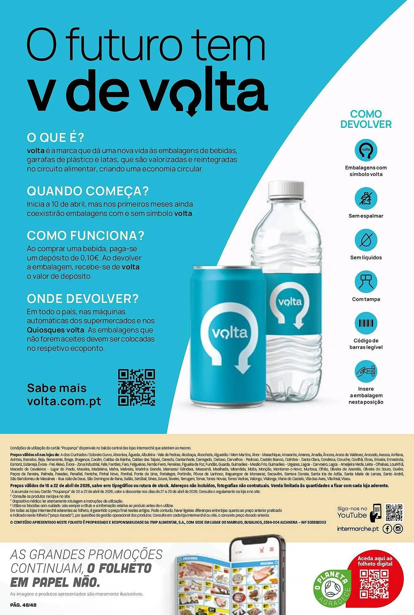 Folheto Folheto Intermarché de 16 de abril até 22 de abril 2026 - Pagina 48