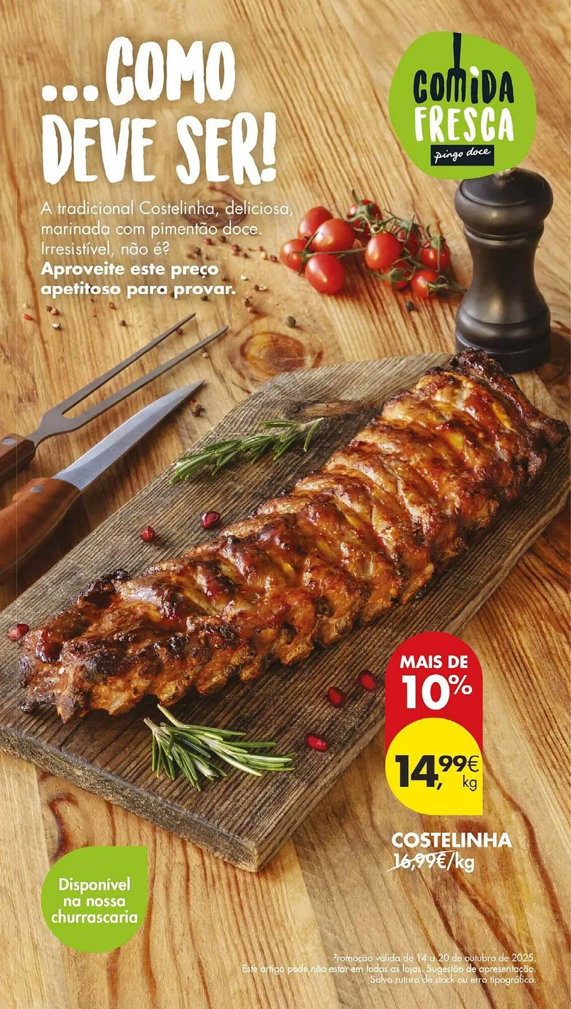 Folheto Folheto Pingo Doce de 14 de outubro até 20 de outubro 2025 - Pagina 13