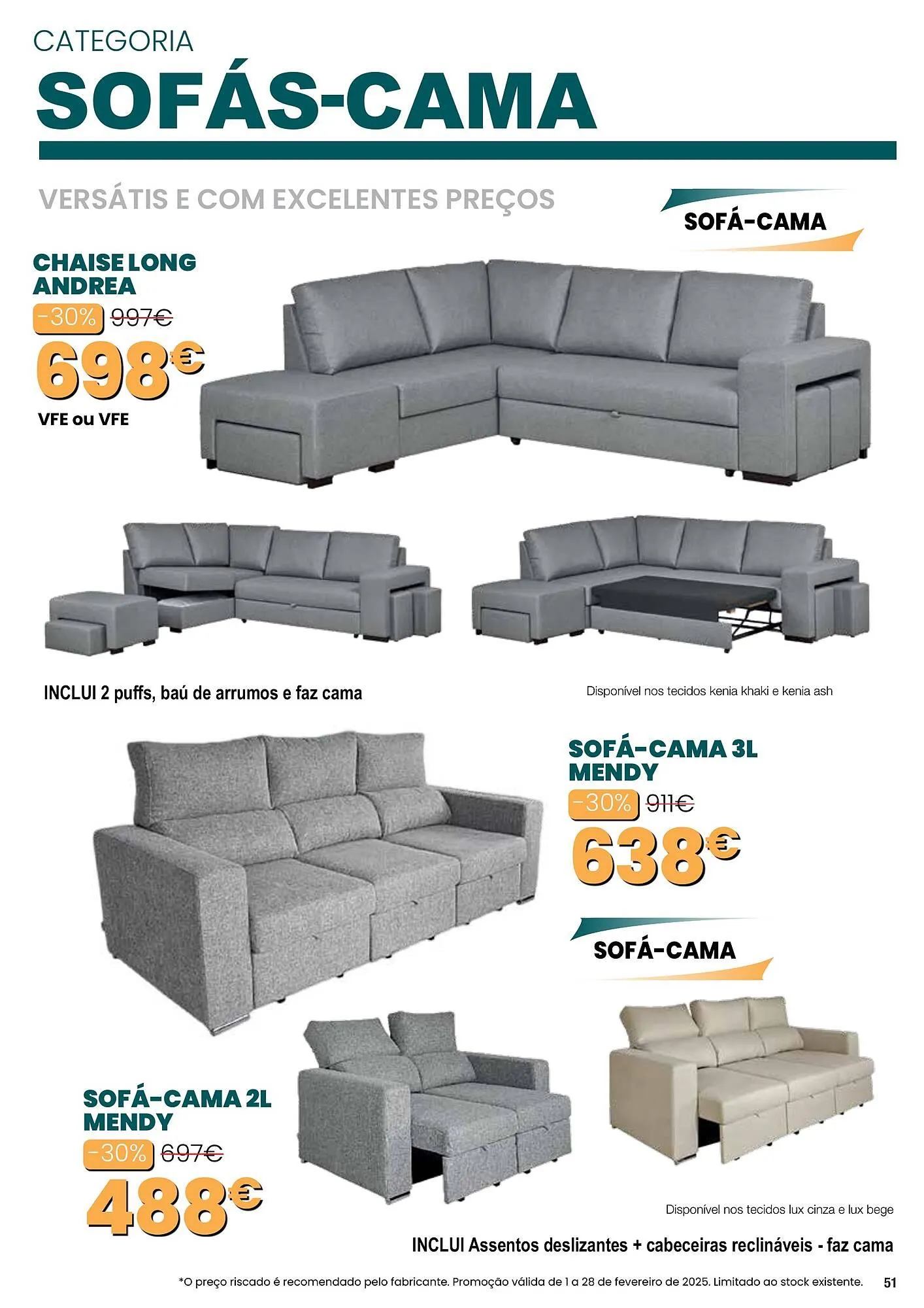 Folheto Folheto Hiper Centro do Móvel de 1 de fevereiro até 28 de fevereiro 2025 - Pagina 51