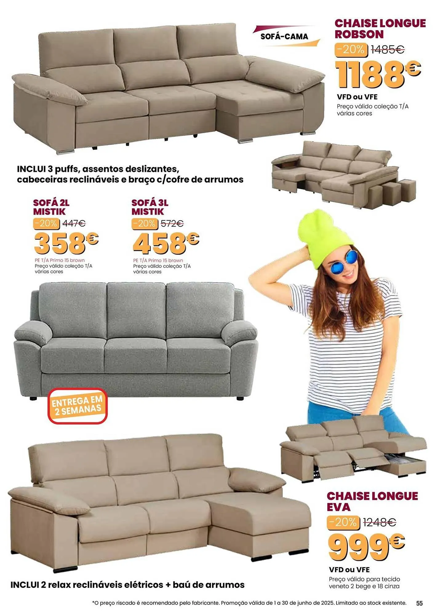 Folheto Folheto Hiper Centro do Móvel de 3 de junho até 30 de junho 2025 - Pagina 55