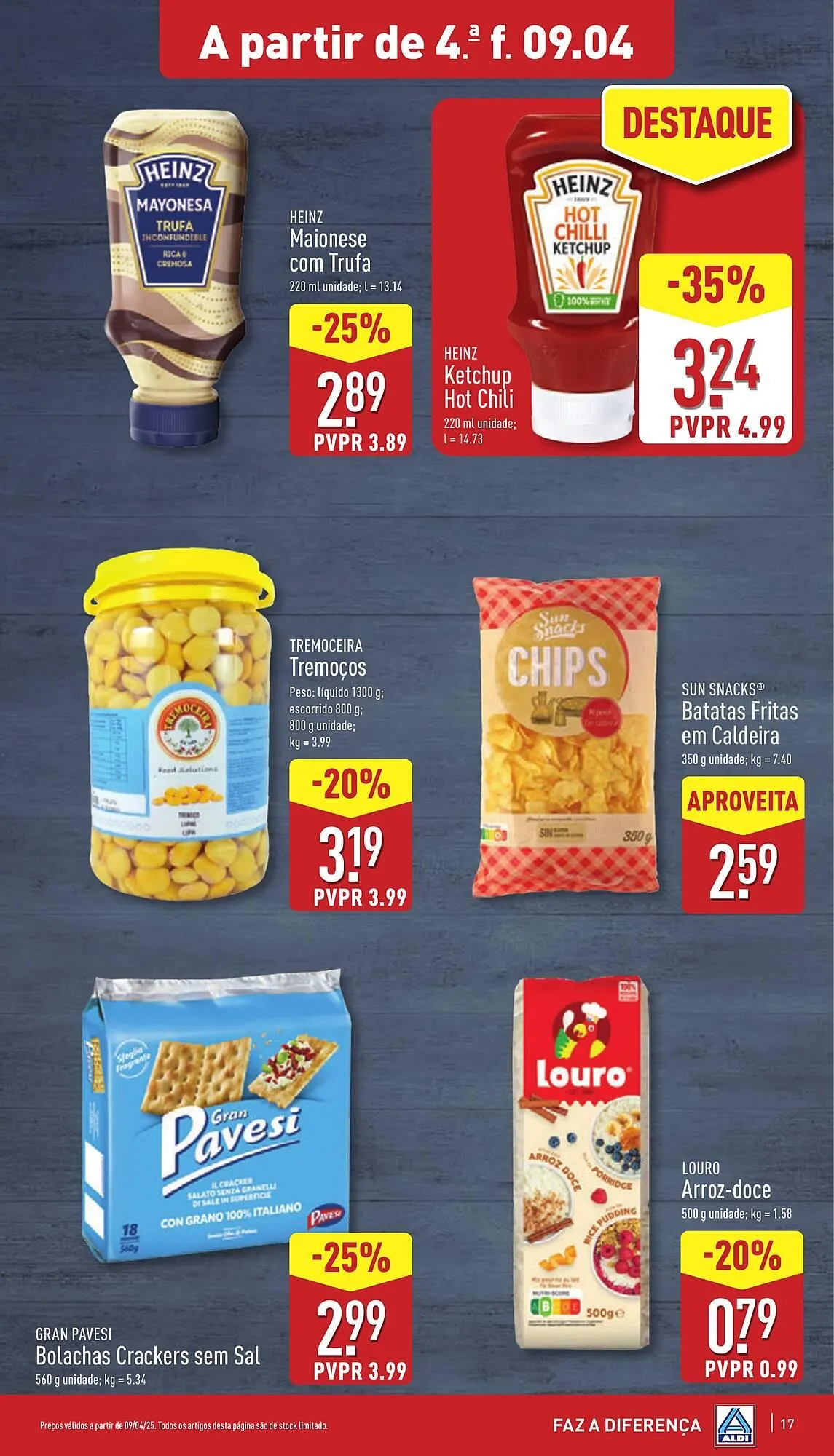 Folheto Folheto ALDI de 9 de abril até 15 de abril 2025 - Pagina 17