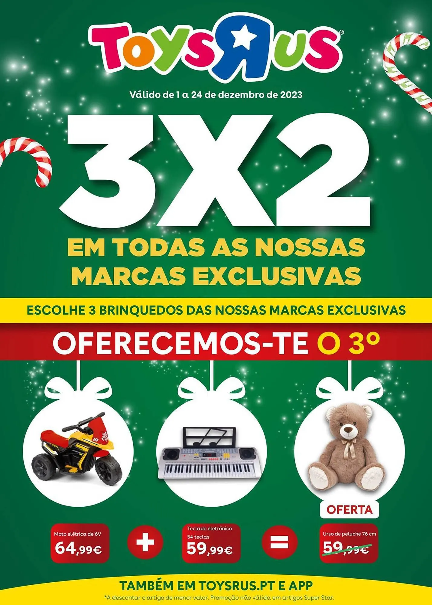 Folheto Folheto Toys R Us de 1 de dezembro até 24 de dezembro 2023 - Pagina 1