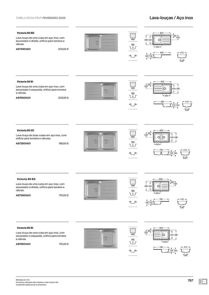 Folheto Soluções de Banho  de 6 de janeiro até 31 de dezembro 2025 - Pagina 769