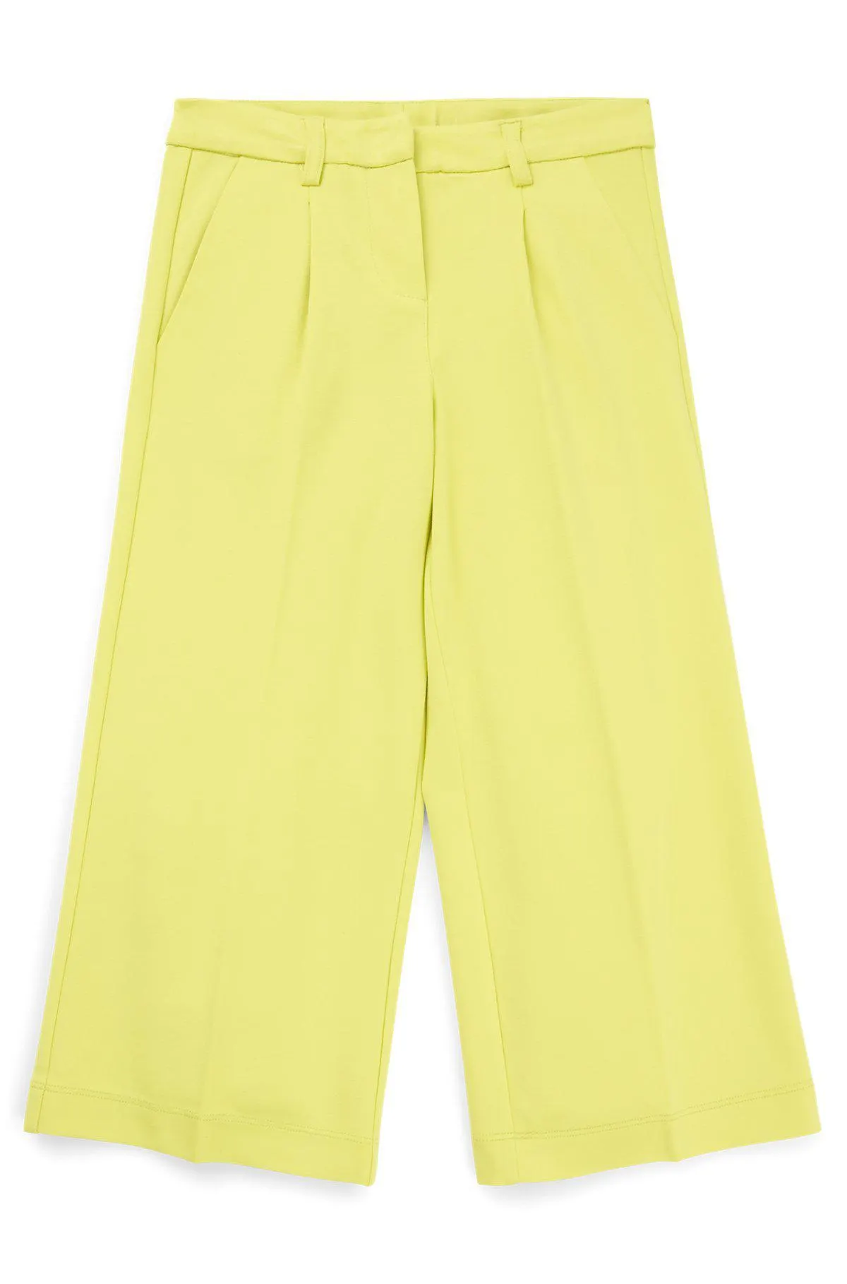 Calças de fato em tecido elástico para criança