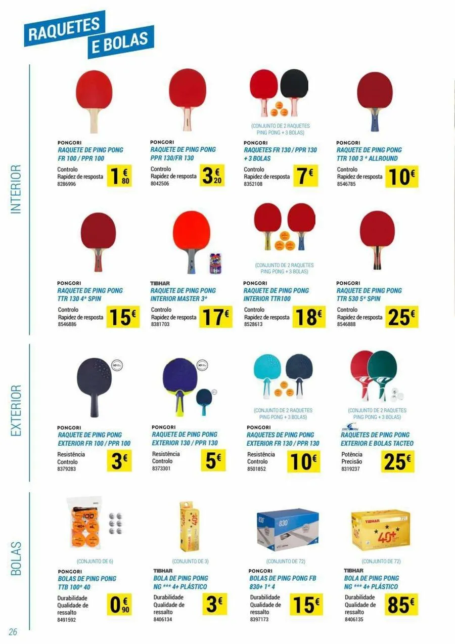 Folheto Folheto de Decathlon até 31.12.2023 de 26 de outubro até 31 de dezembro 2023 - Pagina 26