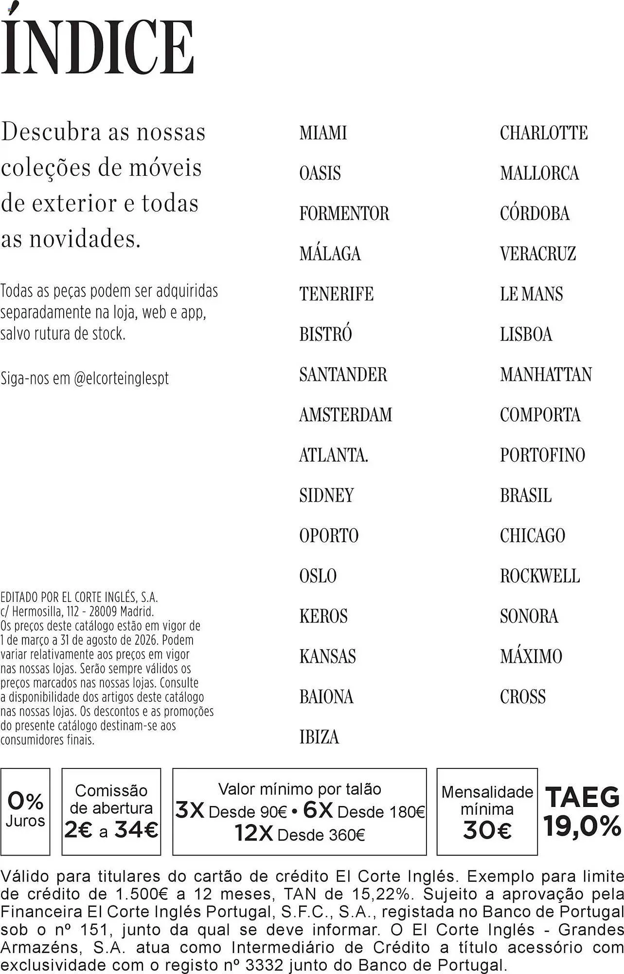 Folheto Folheto El Corte Inglés de 23 de abril até 1 de setembro 2026 - Pagina 2